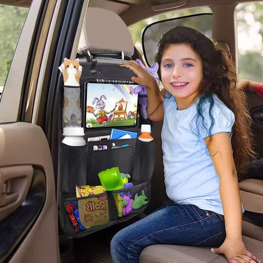 1pc-Multi-Pocket Car Seat Organizer - Waterproof, Durable Material-Perfect for Road Trips and Daily Use-Great Gift for Holidays